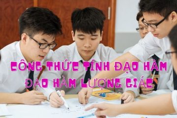 công thức tính đạo hàm