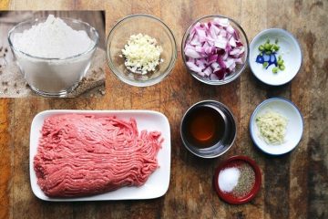 nguyên liệu làm chả bò đà nẵng