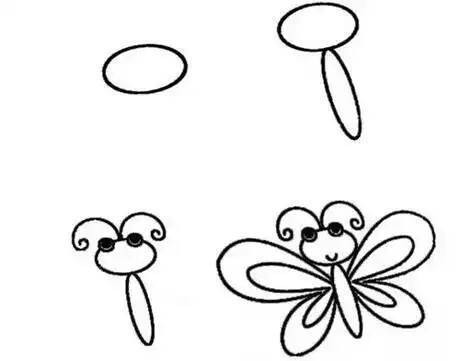 cách vẽ con bươm bướm