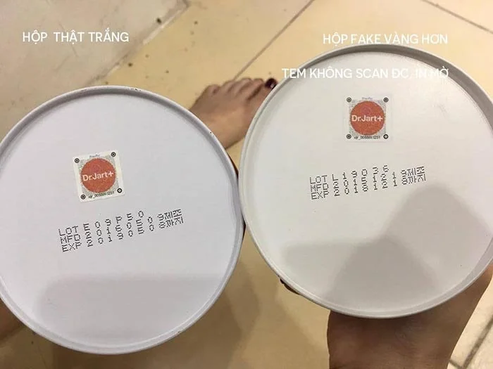 5 dấu hiệu nhận biết kem V7 toning light thật giả từ chuyên gia 9 kem duong trang da v7 toning light dr jart 50ml that gia4
