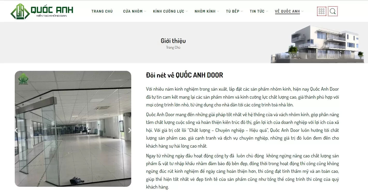 Top 6 đơn vị thi công lắp đặt cửa kính, cửa nhôm Xingfa chuyên nghiệp tại Đà Nẵng 12 nhôm kính xingfa quốc anh