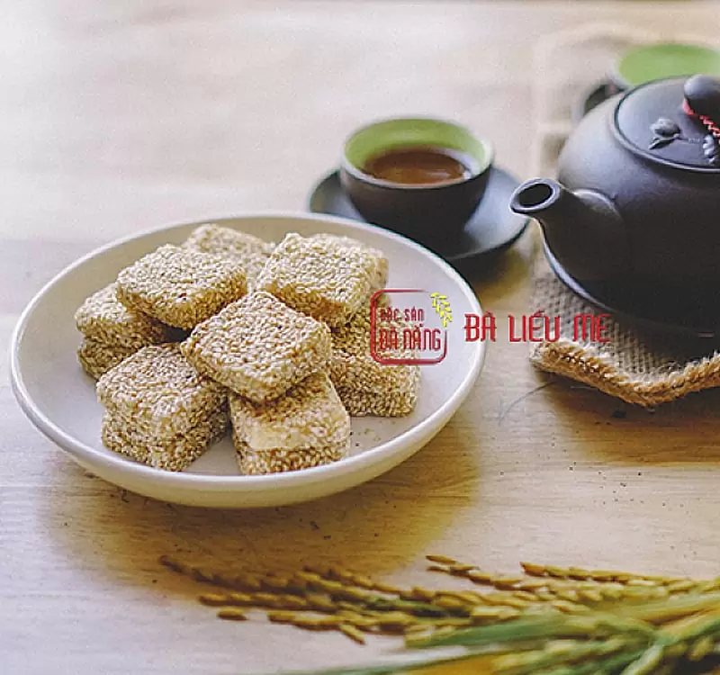 bánh khô mè bà liễu mẹ tại đà nẵng