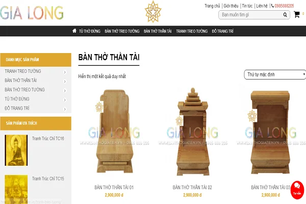 Cửa hàng nội thất gia long