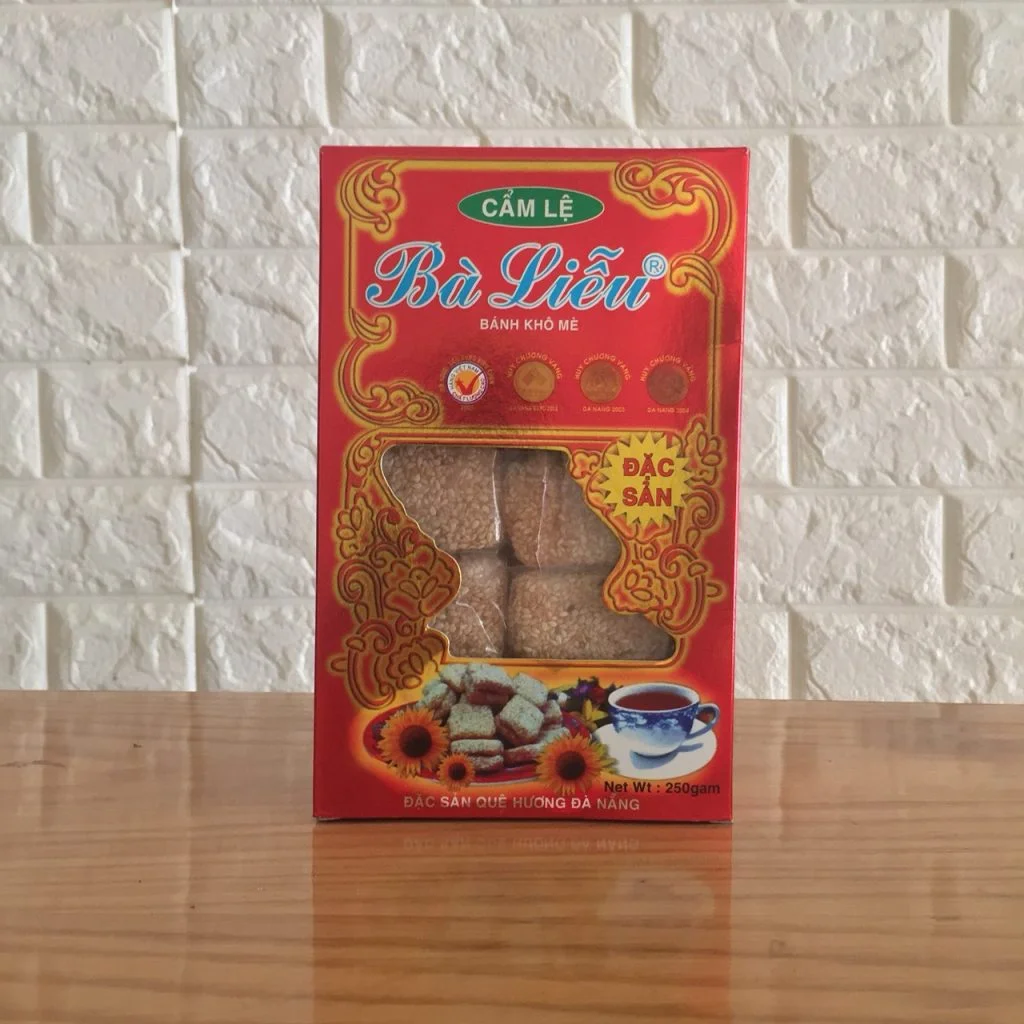Bánh khô mè Bà Liễu mẹ