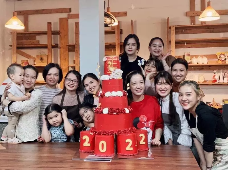 hoc lam banh da nang sunny cake class
