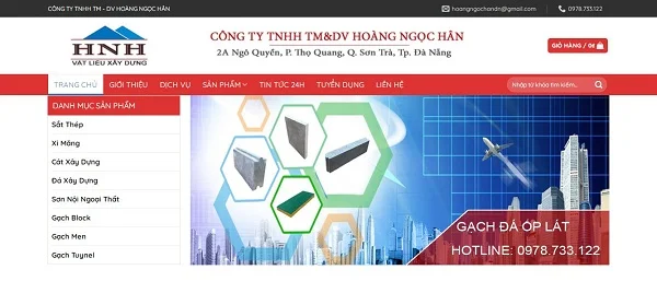 Công ty vật liệu xây dựng Hoàng Ngọc Hân