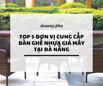 bàn ghế nhựa giả mây tại đà nẵng