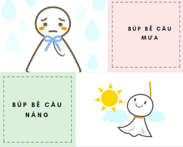 búp bê cầu mưa nhật bản