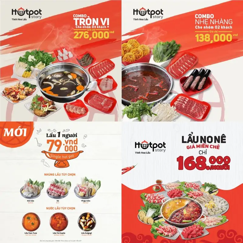 Menu buffet Hotpot Story