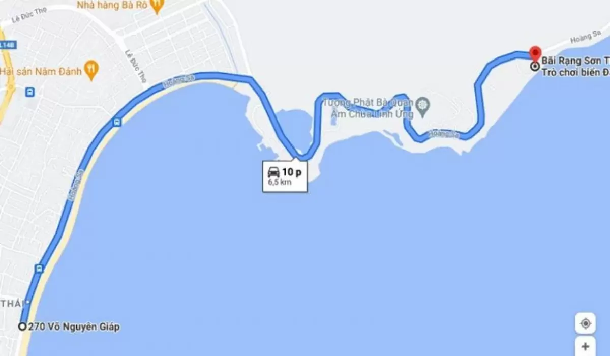 Bãi rạng Đà Nẵng và những điều bạn cần biết 8 Đường đi bãi rạng Đà Nẵng