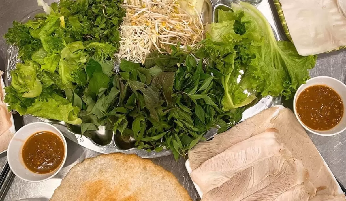 Quán bánh tráng cuốn thịt heo Đà Nẵng