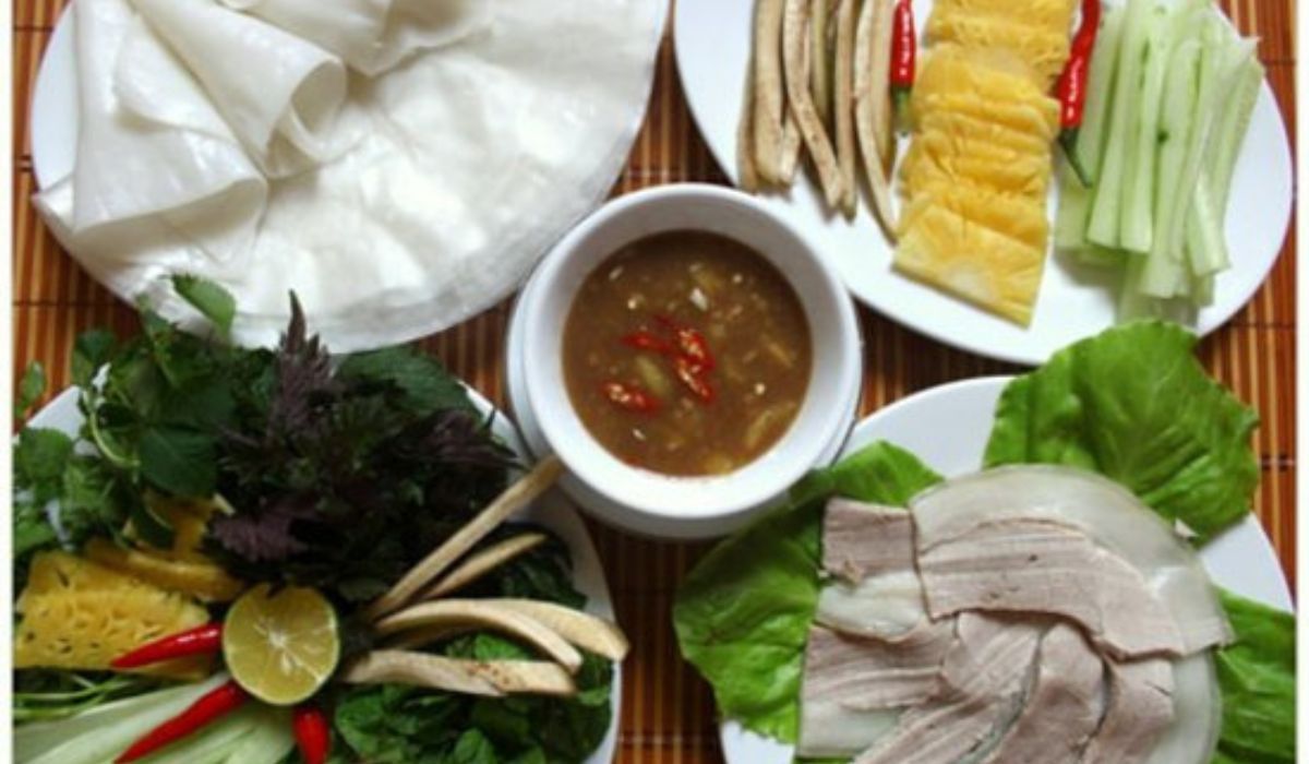 Bà Hường - Bánh tráng cuốn thịt heo ngon ở Đà Nẵng