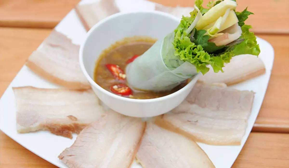 Cách làm bánh tráng cuốn thịt heo Đà Nẵng