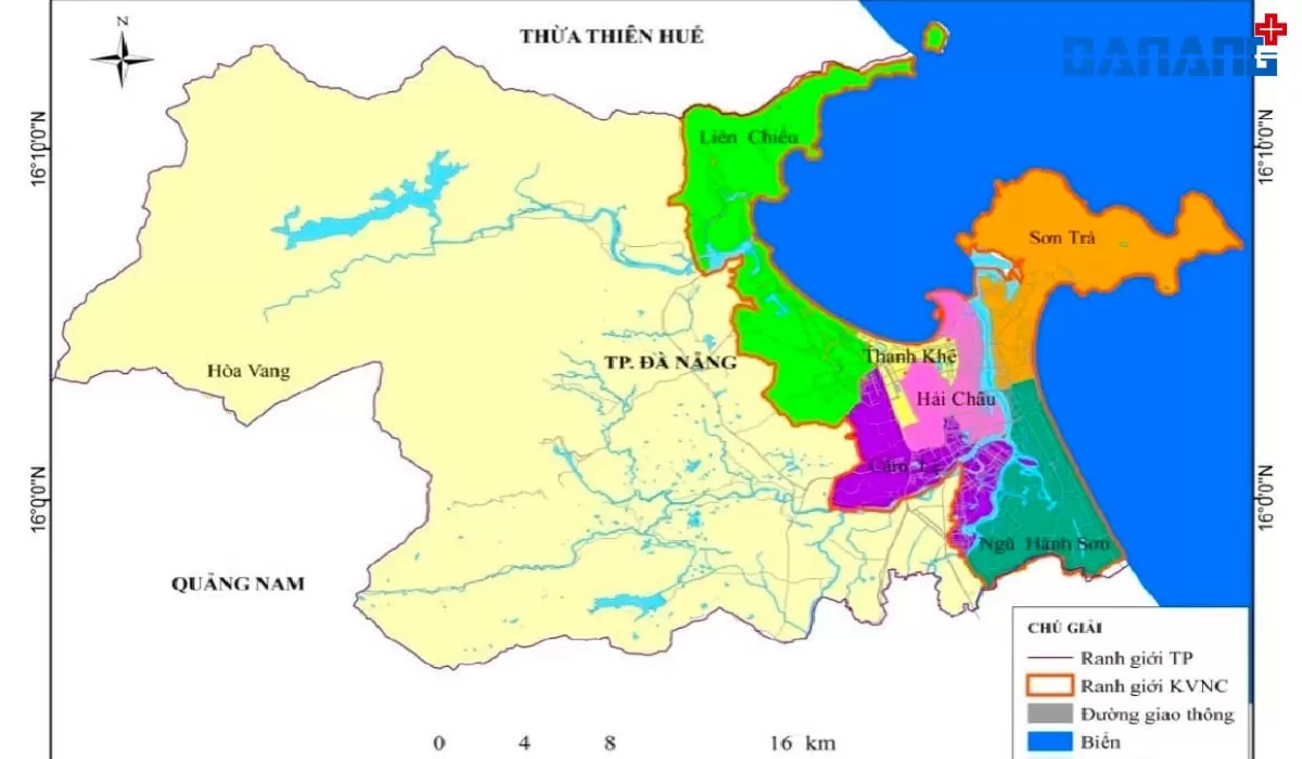 Đà nẵng có bao nhiêu quận, huyện?