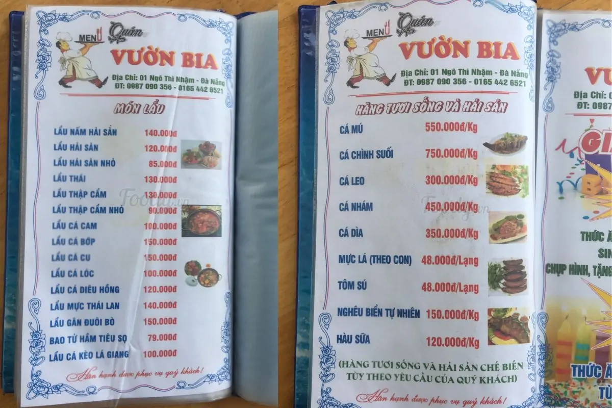 Quán nhậu Vườn Bia