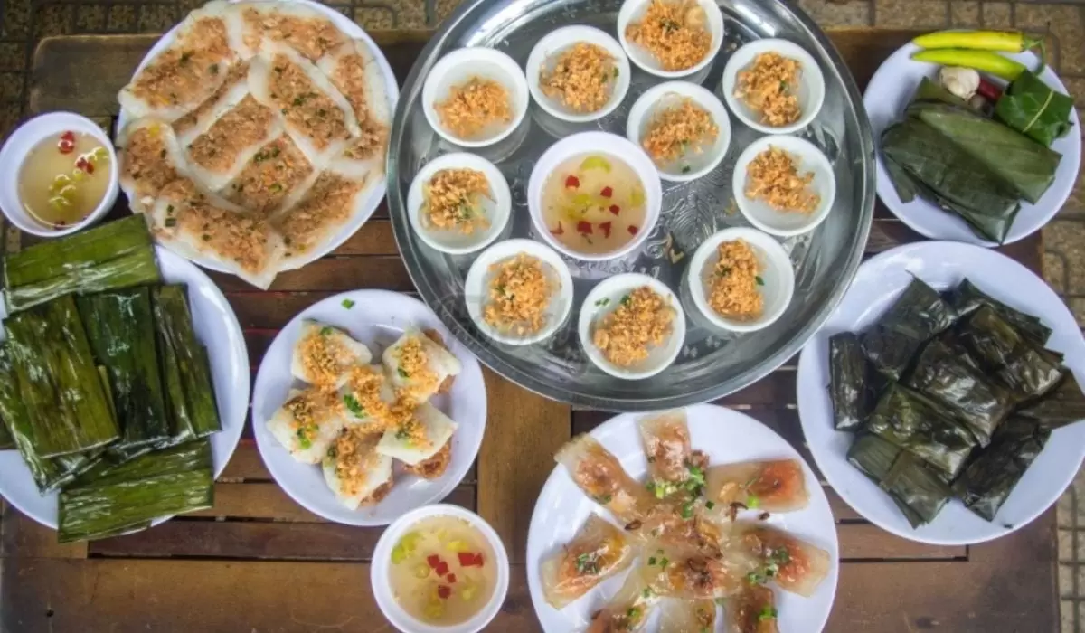 Quán bánh nậm Bà Bé