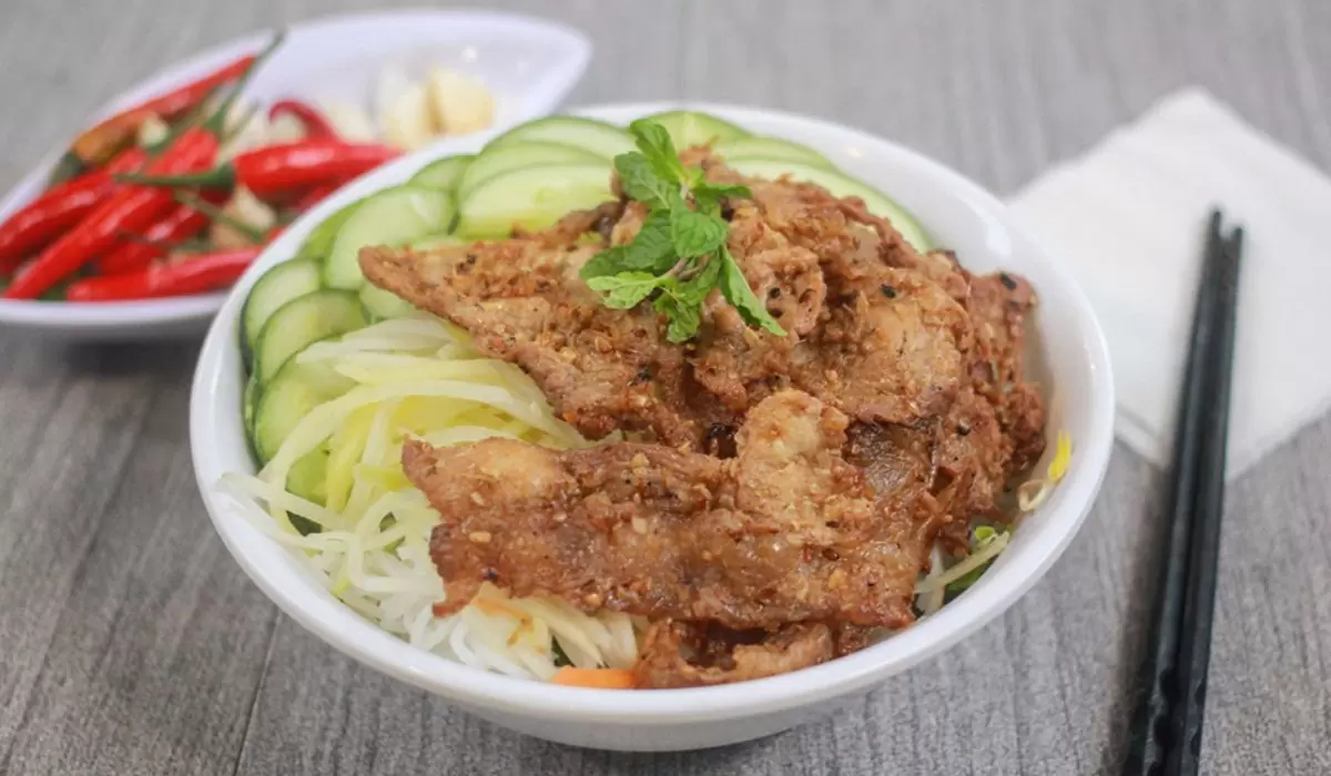 Bún thịt nướng Xuân Đà Nẵng