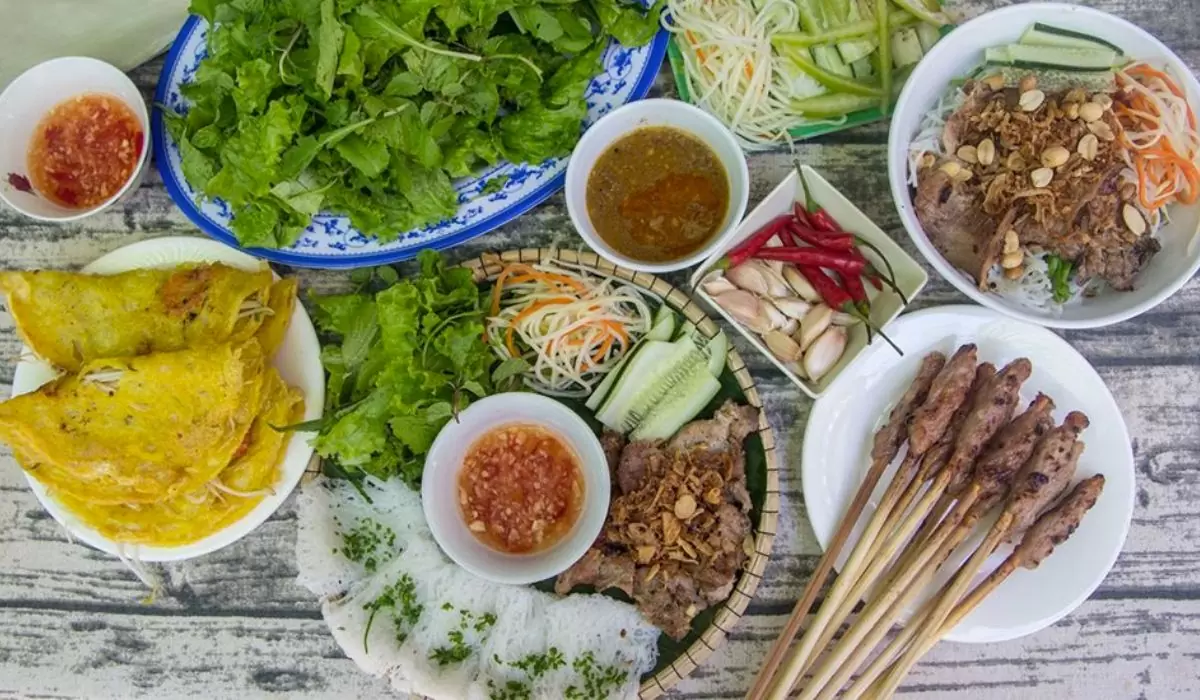 Bún thịt nướng Bà Tuyết