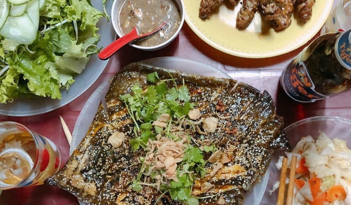 Cá đuối nướng đặc sản Đà Nẵng
