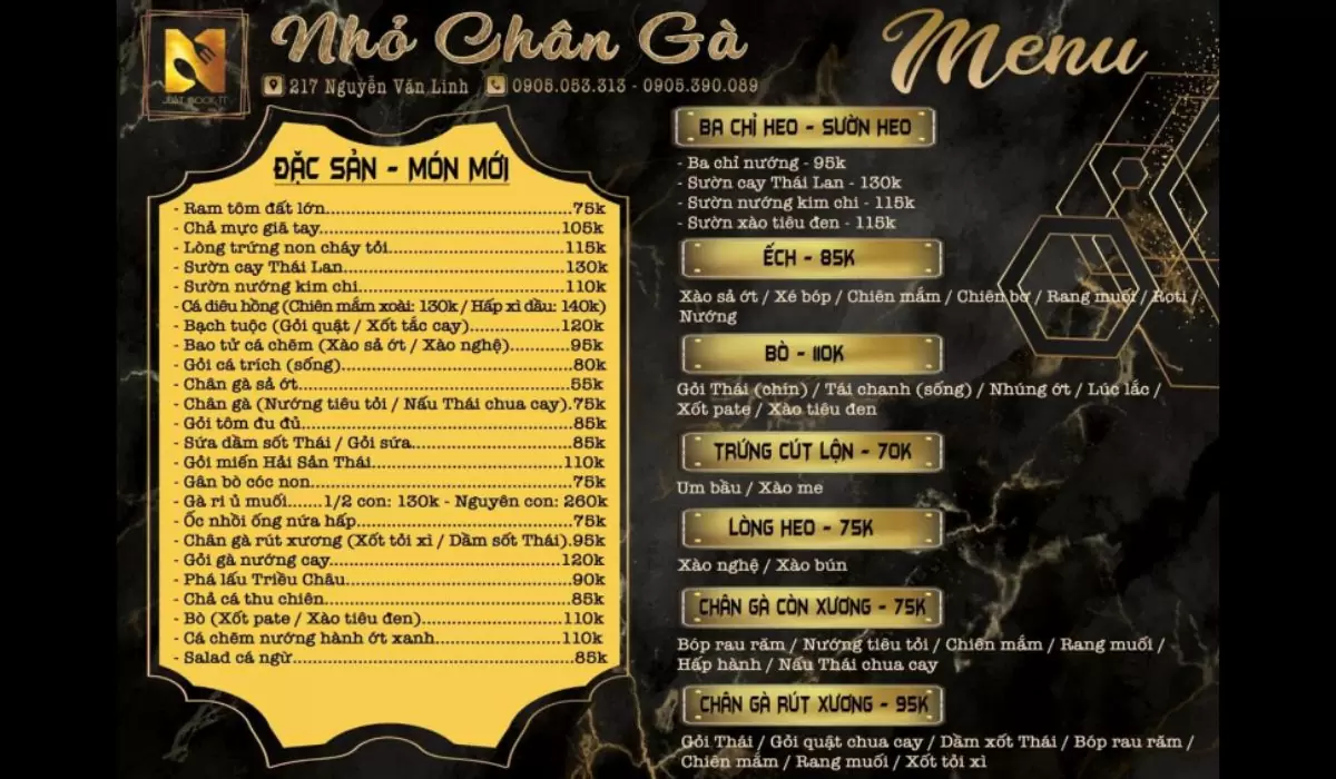 Top 10+ quán chân gà nướng Đà Nẵng siêu ngon 16 Nhỏ chân gà - chân gà nướng Đà Nẵng ngon