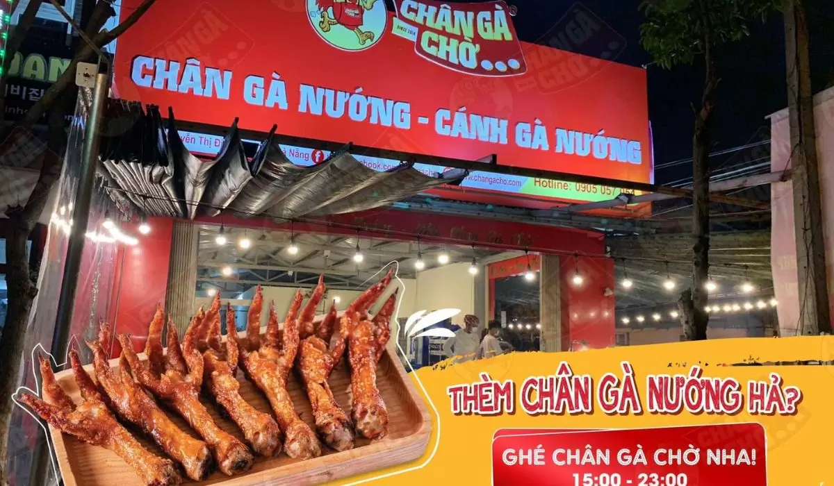 Top 10+ quán chân gà nướng Đà Nẵng siêu ngon 18 Chân gà chờ - chân gà nướng Đà Nẵng ngon