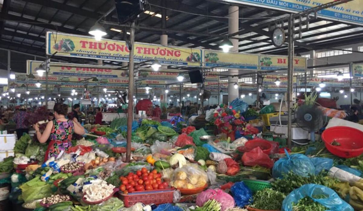Nông sản ở chợ đầu mối Đà Nẵng
