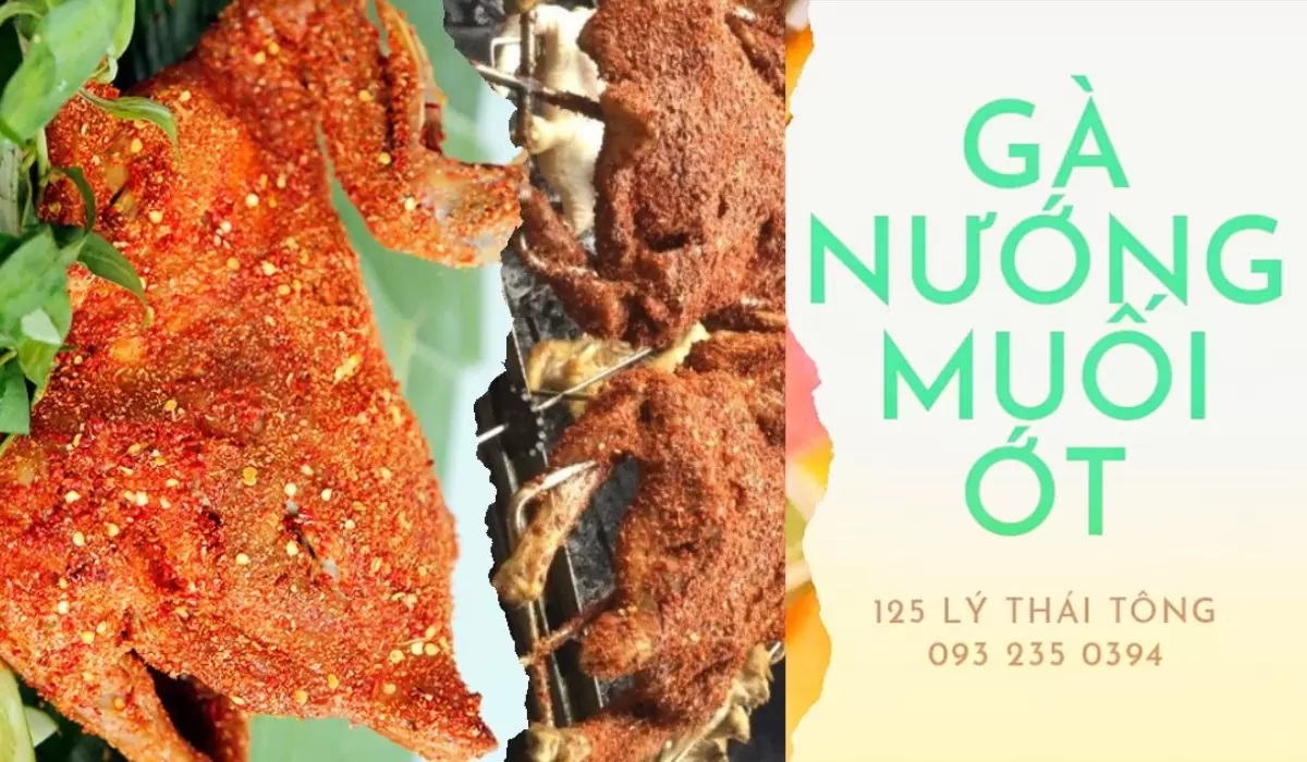 Gà nướng muối ớt da giòn Đà Nẵng - 125 Lý Thái Tông