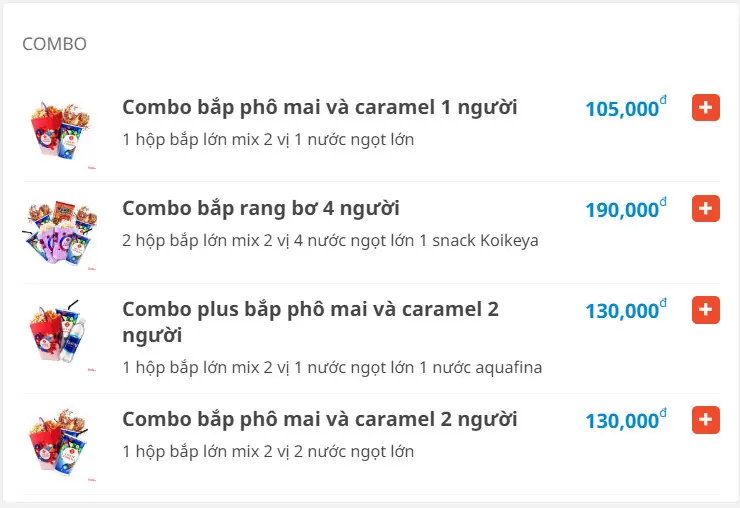 cách đặt bắp nước online 