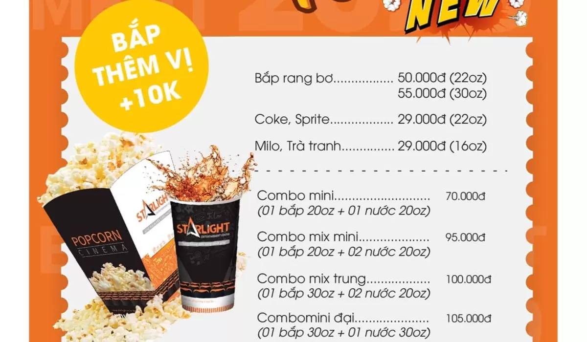 Giá bắp nước Starlight Đà Nẵng