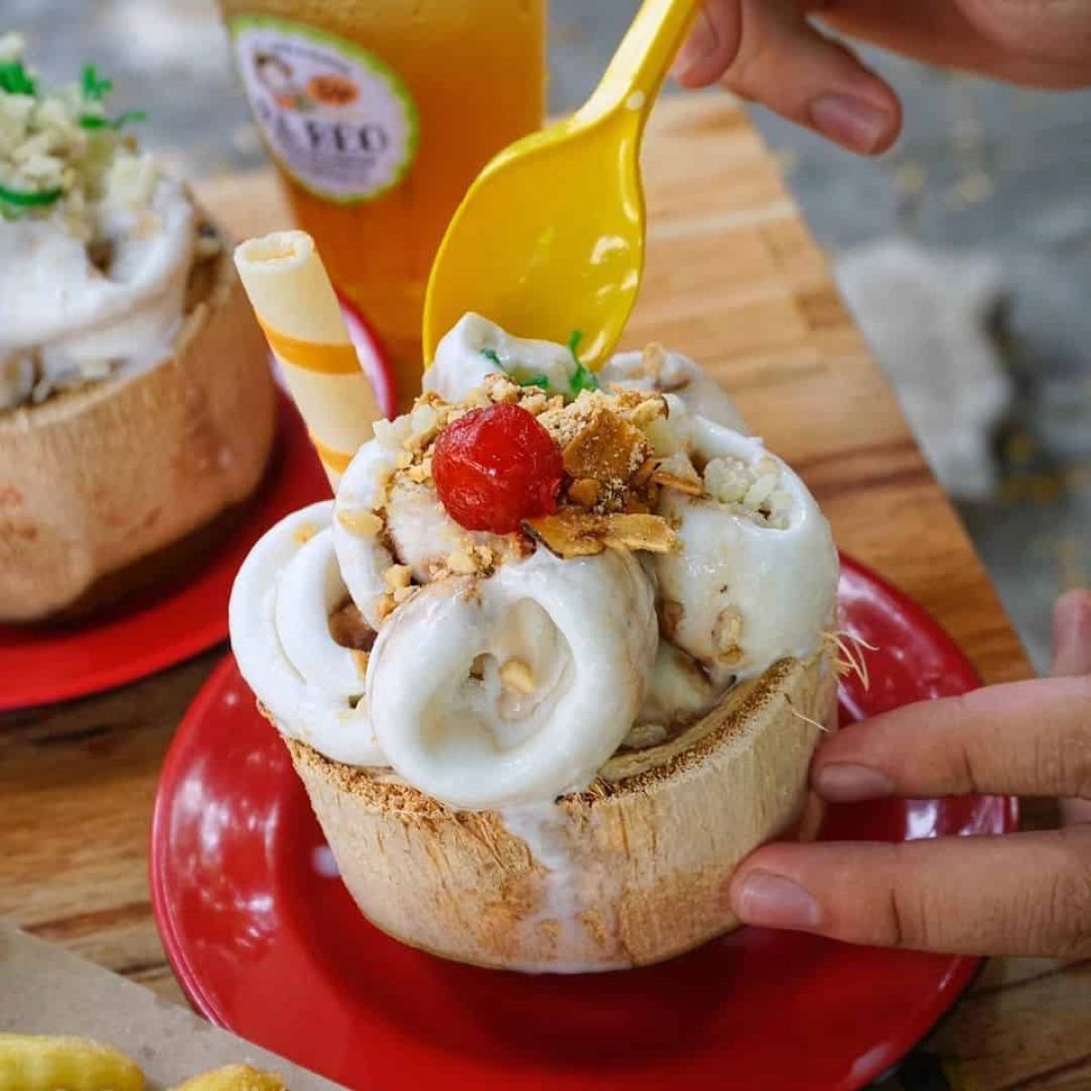 kem dừa ngon nổi tiếng Đà Nẵng