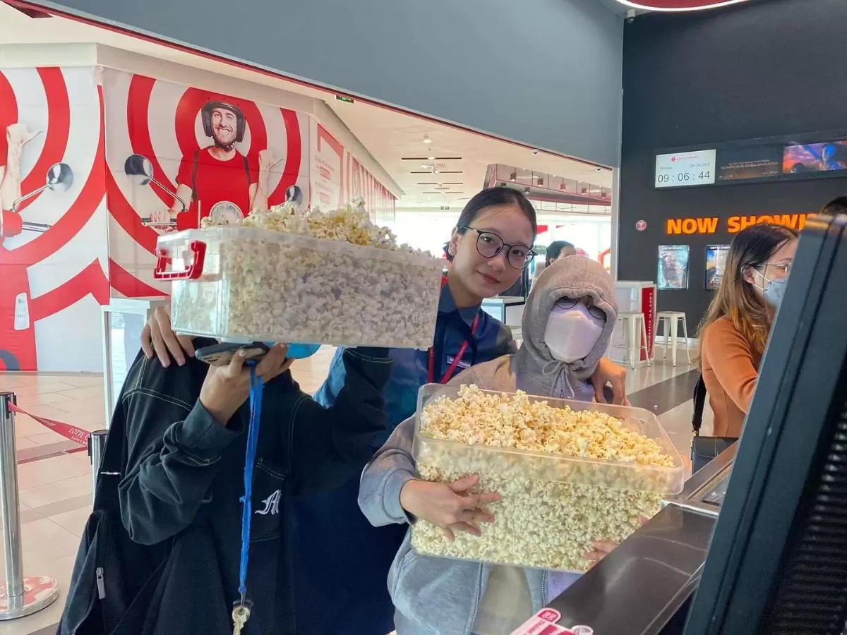 Lotte Cinema free bắp đến khi nào