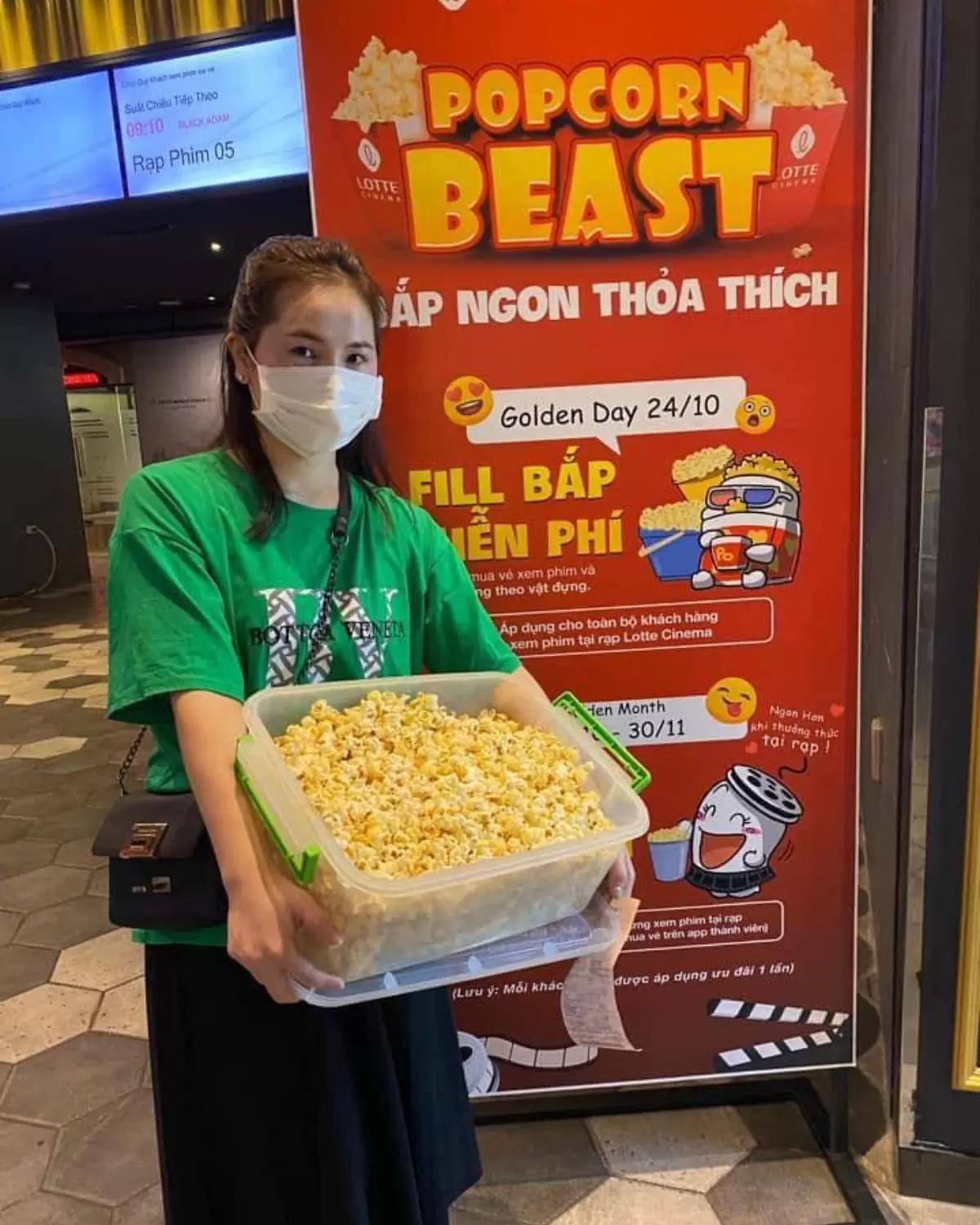 chương trình free bắp lotte cinema