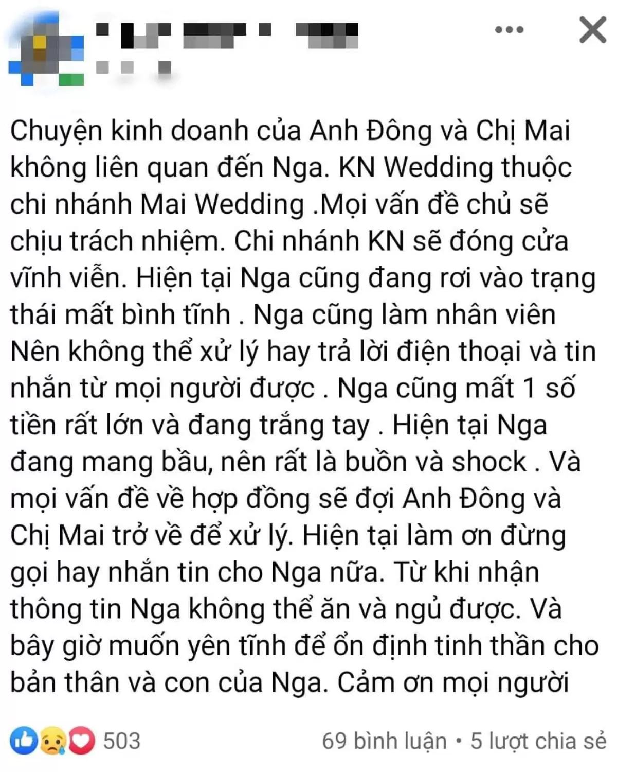Toàn cảnh vụ áo cưới Mai Wedding lùm xùm vỡ nợ 300 tỷ 25 Áo cưới Mai Wedding đóng cửa