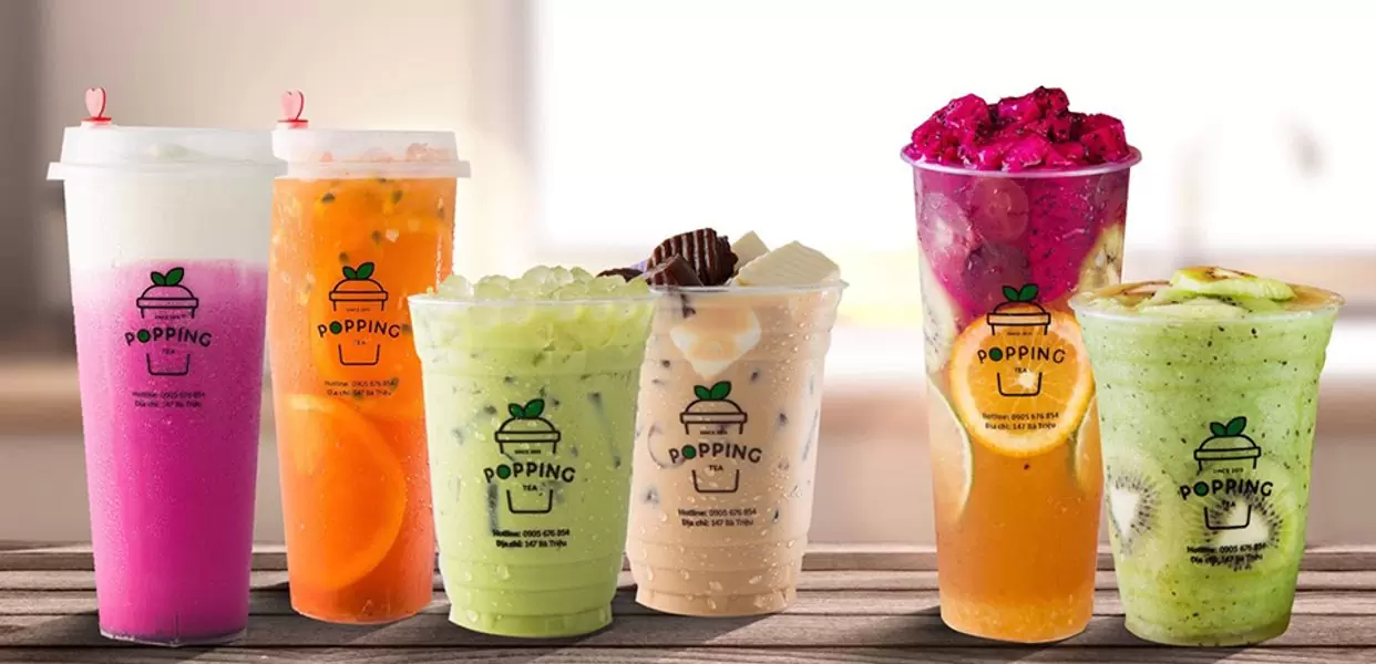 trà sữa popping tea quán trà sữa đà nẵng popping tea