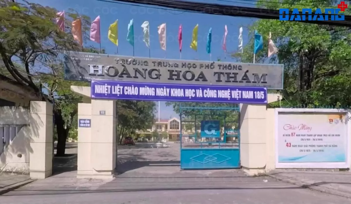 Danh sách những trường cấp 3 Đà Nẵng chất lượng nhất 18 Trường THPT Hoàng Hoa Thám