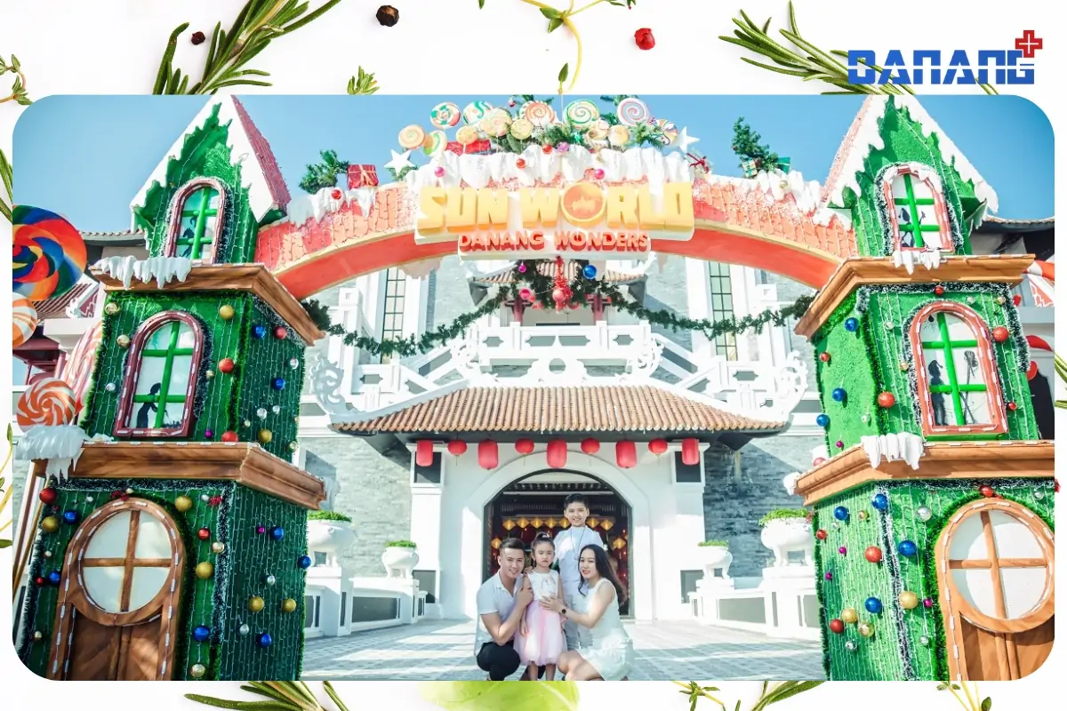 Noel nên đi đâu ở Đà Nẵng? 5+ địa điểm hẹn hò lý tưởng cho đêm Giáng Sinh 22 Sun World Danang Wonders trang trí giáng sinh