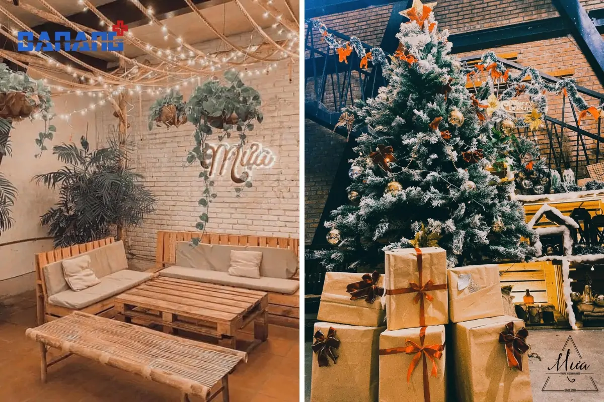 Mưa Coffee - quán cafe trang trí noel đẹp ở đà nẵng