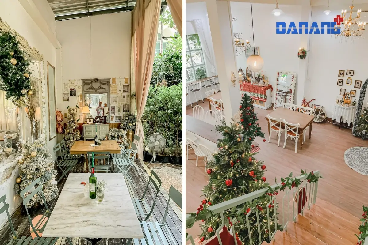 Tasty, U Too - quán cafe trang trí giáng sinh đẹp ở đà nẵng