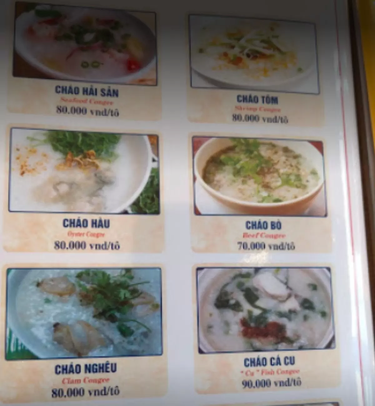 menu nhà hàng for you