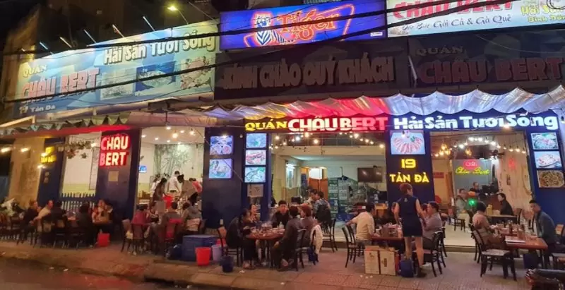 Hé lộ 6 quán nhậu bờ hồ Hàm Nghi Đà Nẵng view đẹp 21 Quán nhậu Châu Bert