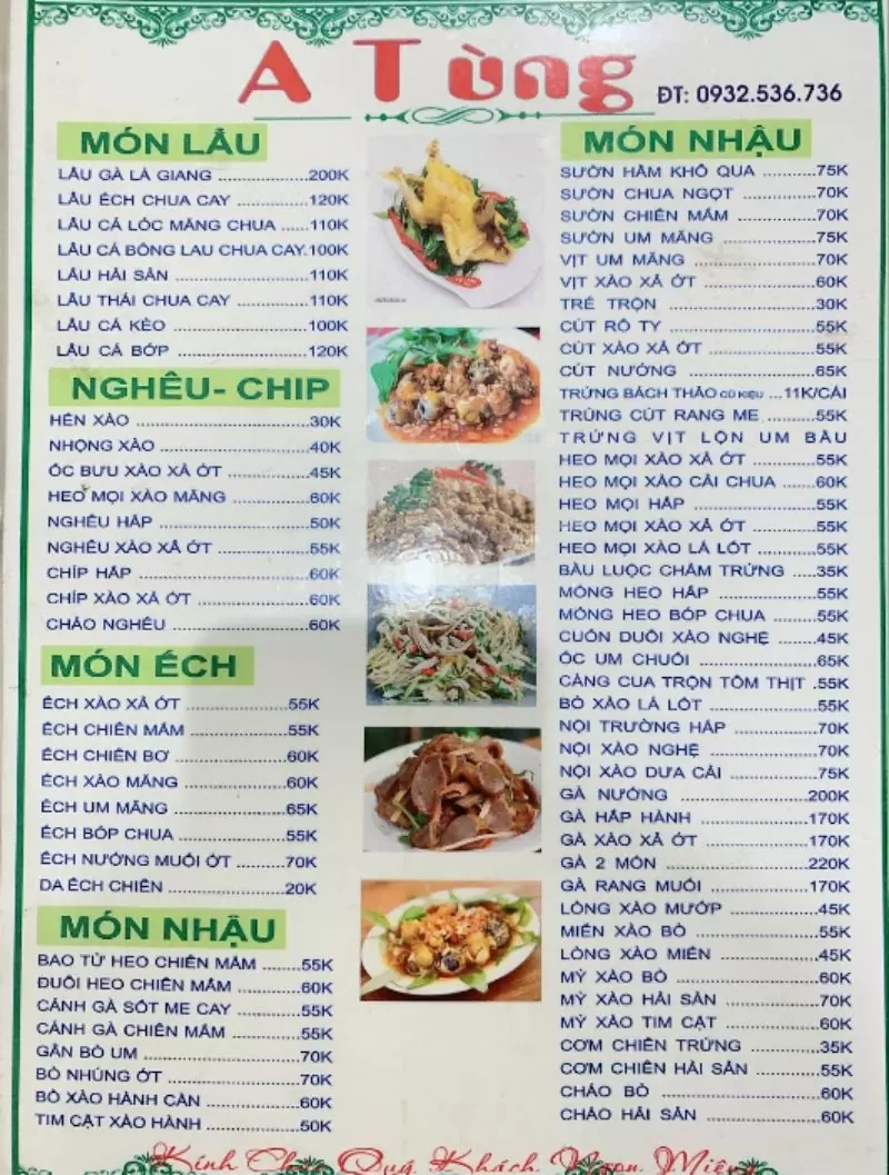 Tổng hợp 10 quán nhậu đêm khuya Đà Nẵng chơi hết đêm 23 menu quán nhậu sinh viên đêm A Tùng