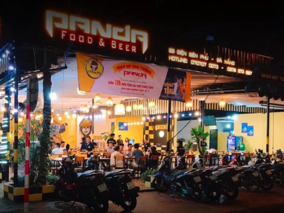 Danh sách 7 quán nhậu Điện Biên Phủ Đà Nẵng đông khách nhất 27 PANDA Food & Beer