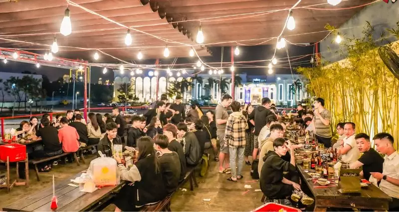 Quán nhậu đường 2/9 Đà Nẵng - Bếu Nhà Gỗ