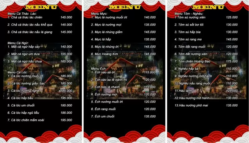 Top 8 quán nhậu đường Trần Văn Trứ Đà Nẵng sang xịn mịn 30 menu quán nhậu 3 Bự