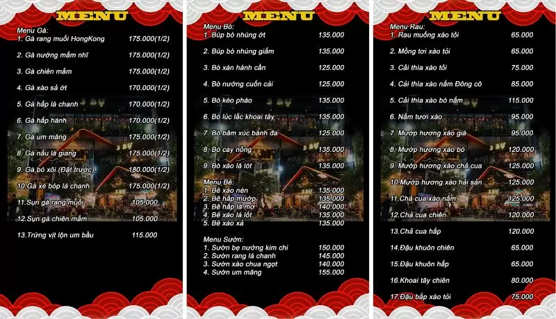 Top 8 quán nhậu đường Trần Văn Trứ Đà Nẵng sang xịn mịn 29 menu quán nhậu 3 Bự