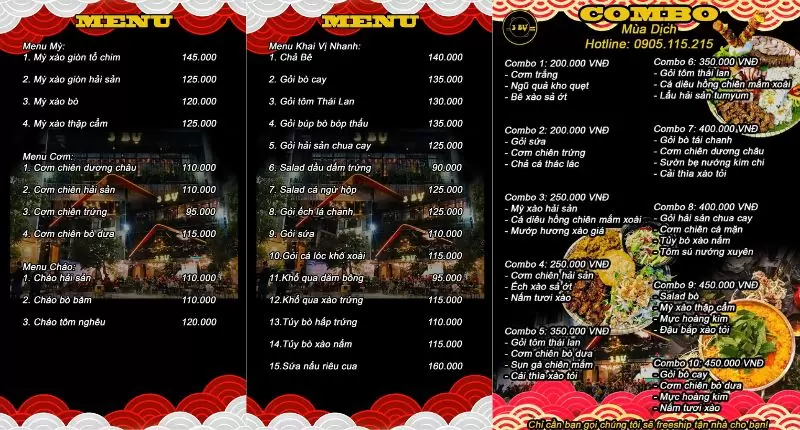 Top 8 quán nhậu đường Trần Văn Trứ Đà Nẵng sang xịn mịn 28 menu quán nhậu 3 Bự