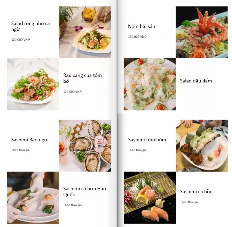 Bật mí 10 quán nhậu Sơn Trà Đà Nẵng ngon rẻ bất ngờ 36 menu Hải Sản Ngọc Hương