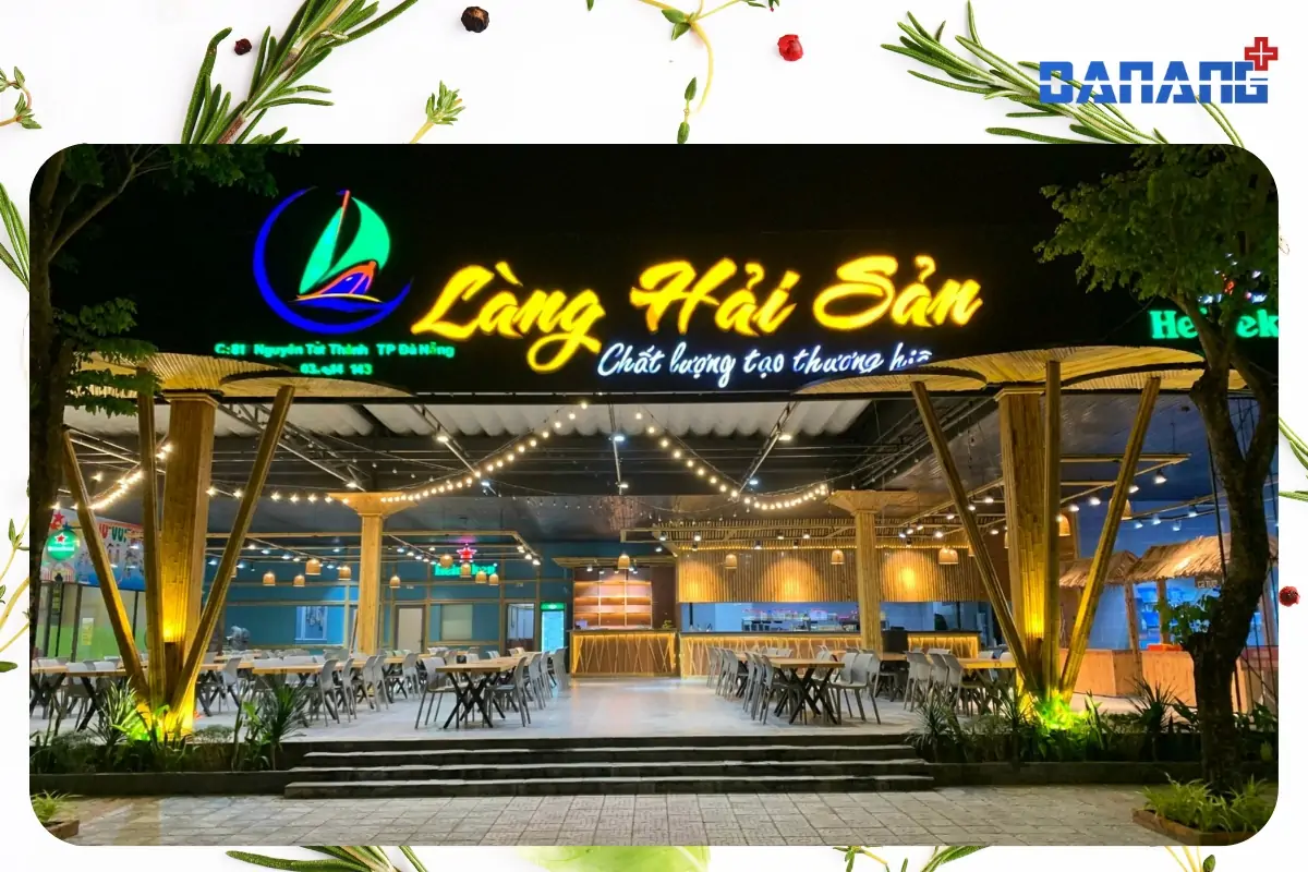 làng hải sản - quán nhậu trên đường nguyễn tất thành