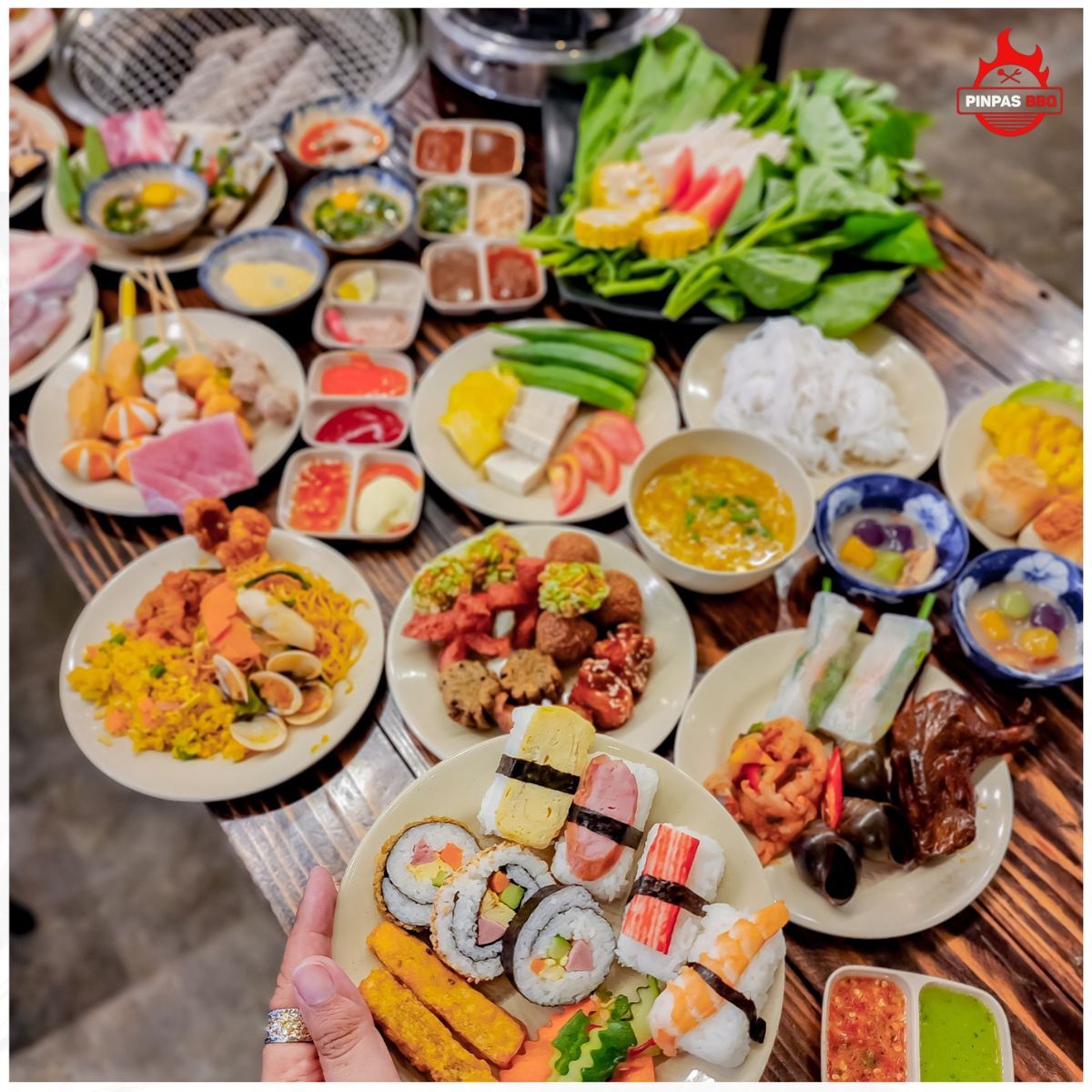 Pinpas BBQ - buffet sushi Đà Nẵng