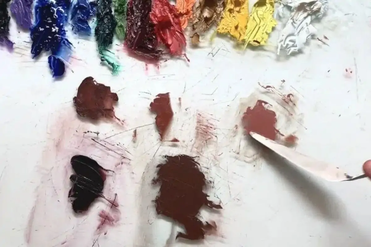 Cách pha màu đỏ nhạt không bị ngả hồng